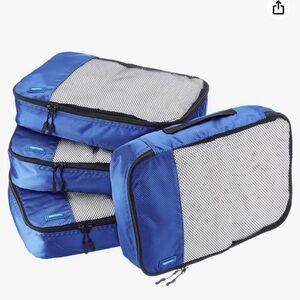 Amazon Basics 4 Piece Packing Travel Organizer
